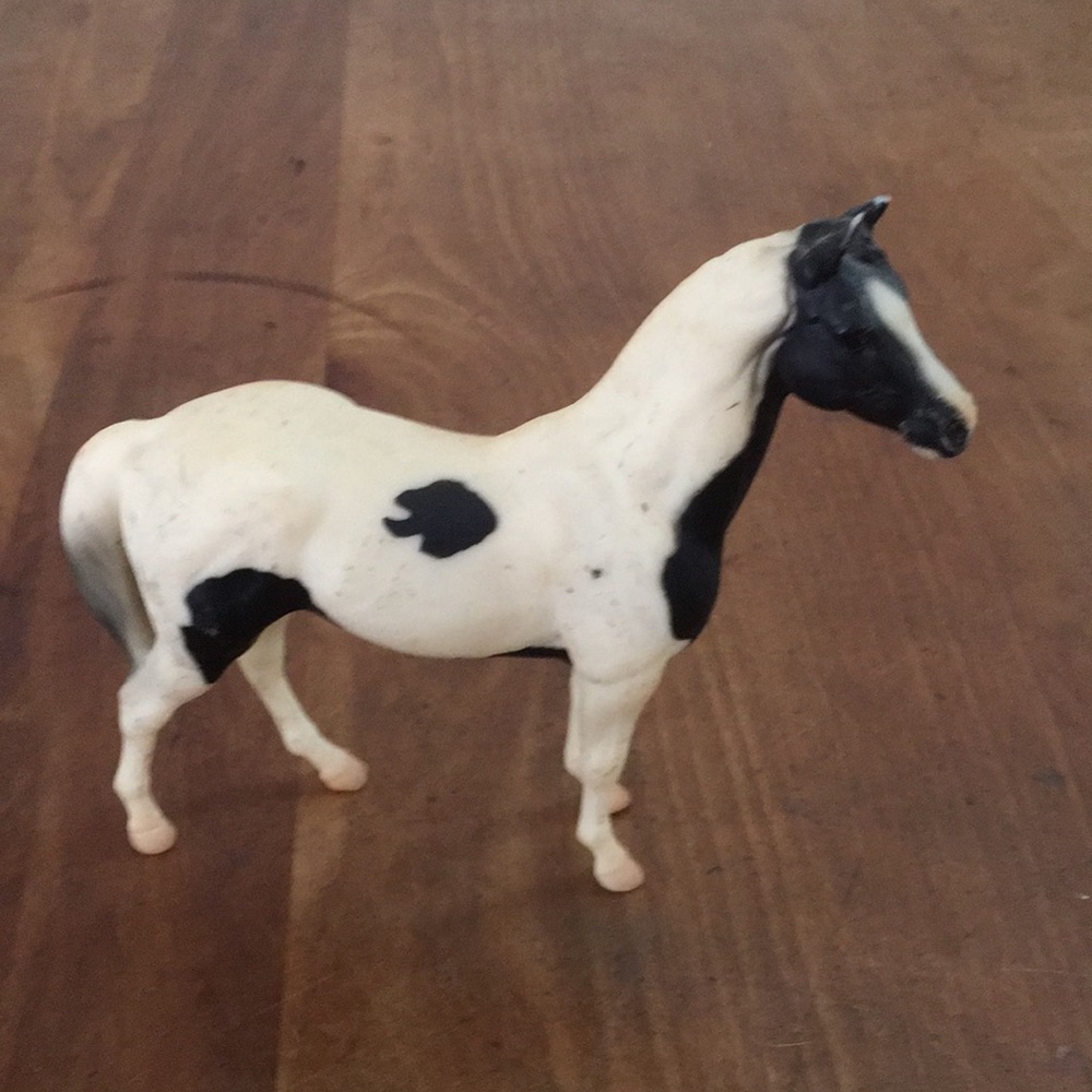 Breyer Black and White Pinto Horse Figure